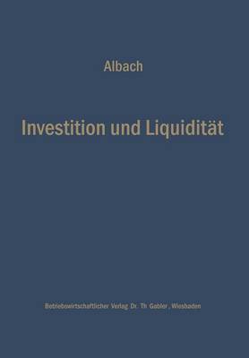 Book cover for Investition und Liquidität