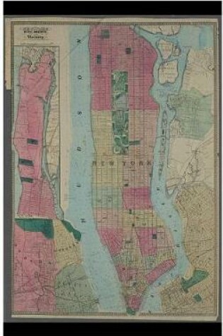 Cover of Cool Antique 1864 Map of New York City, County Journal