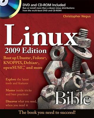 Book cover for Linux Bible 2009 Edition