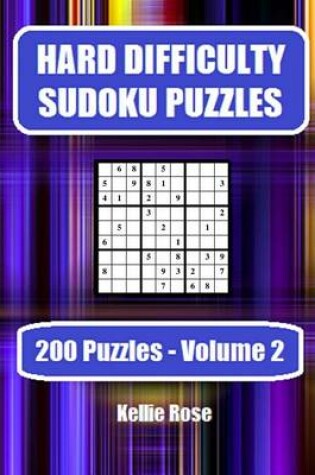 Cover of Hard Difficulty Sudoku Puzzles Volume 2