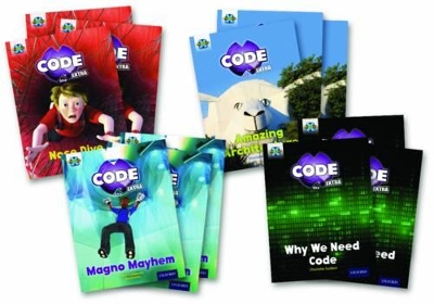 Book cover for Project X CODE Extra: Gold Book Band, Oxford Level 9: Marvel Towers and CODE Control, Class pack of 12