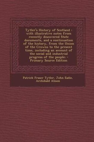 Cover of Tytler's History of Scotland