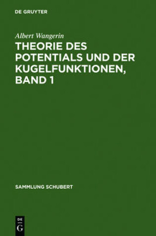 Cover of Theorie Des Potentials Und Der Kugelfunktionen, Band 1
