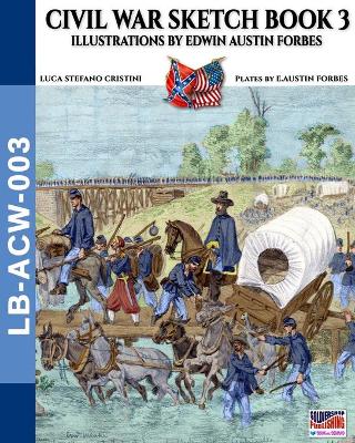 Book cover for Civil War sketch book - Vol. 3