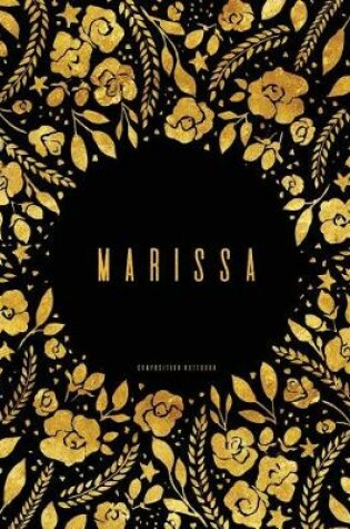 Cover of Composition Notebook. Marissa