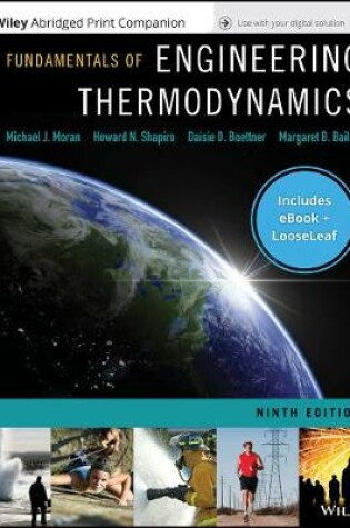 Cover of Fundamentals of Engineering Thermodynamics, 9th Edition Epub Reg Card Loose-Leaf Print Companion Set