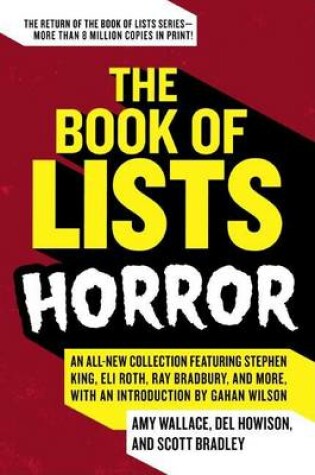 Cover of The Book of Lists: Horror