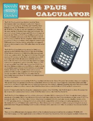 Book cover for Ti-84 Plus Calculator