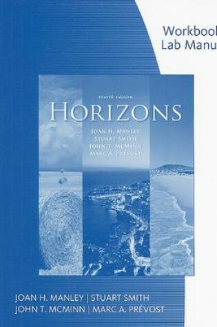 Cover of Horizons Lab Manual