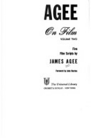 Cover of Agee on Film Vol 11
