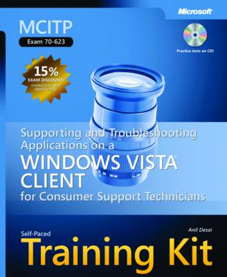 Book cover for Supporting and Troubleshooting Applications on a Windows Vista (R) Client for Consumer Support Technicians