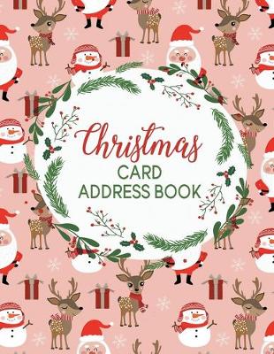 Book cover for Christmas Card Address Book