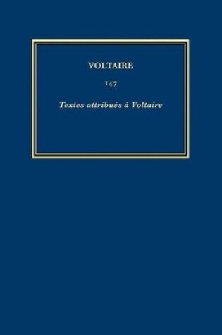 Cover of Complete Works of Voltaire 147