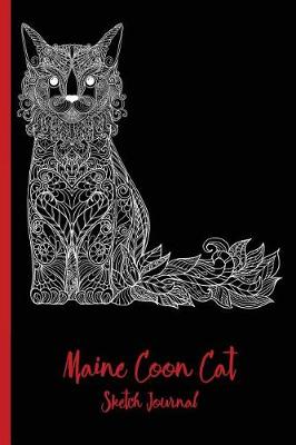 Book cover for Maine Coon Cat Sketch Journal