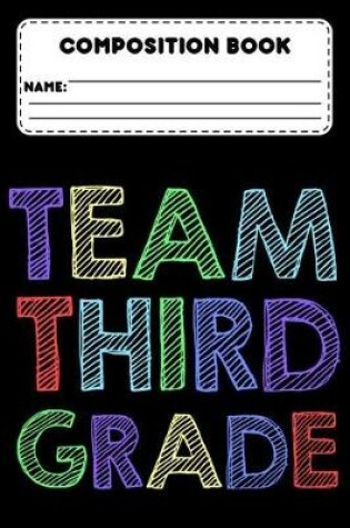 Cover of Composition Book Team Third Grade