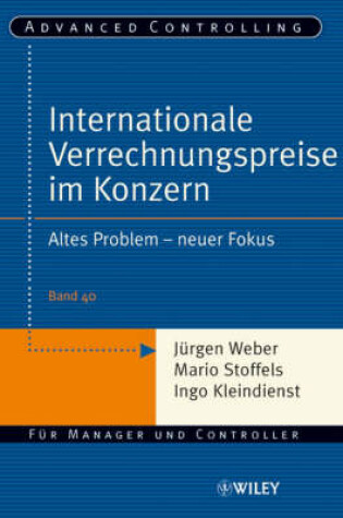 Cover of Internationale Verrechnungspreise Im Konzern