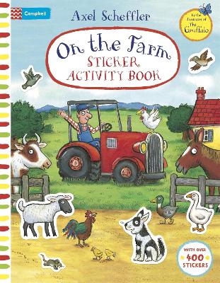 Book cover for On The Farm Sticker Activity Book