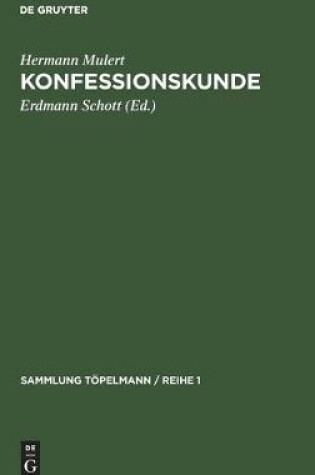 Cover of Konfessionskunde