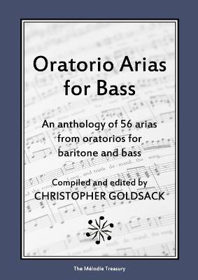 Book cover for Oratorio Arias for Bass