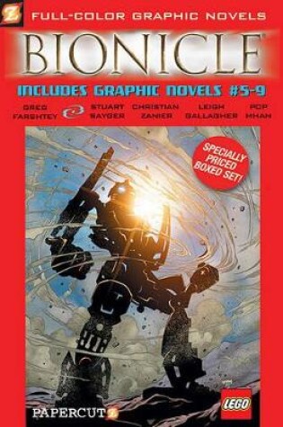 Cover of Bionicle Graphic Novels #5-9 Boxed Set