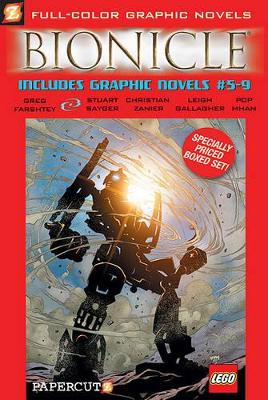 Book cover for Bionicle Graphic Novels #5-9 Boxed Set