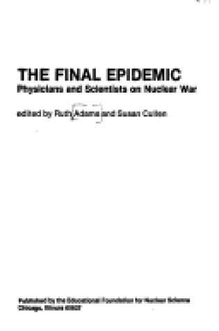 Cover of The Final Epidemic
