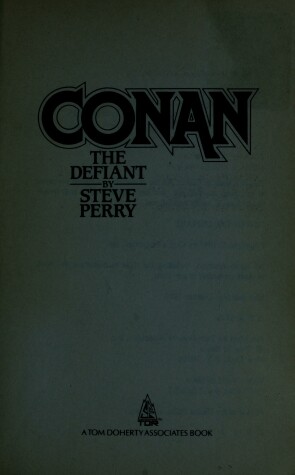 Book cover for Conan the Defiant