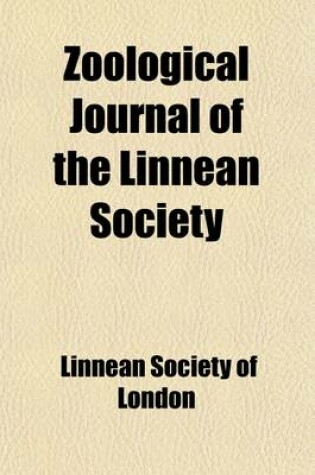 Cover of Zoological Journal of the Linnean Society (Volume 25)