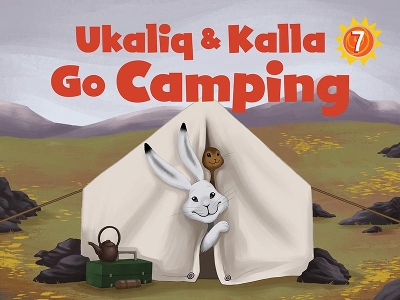 Book cover for Ukaliq and Kalla Go Camping