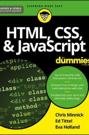 Cover of HTML, CSS, & JavaScript For Dummies