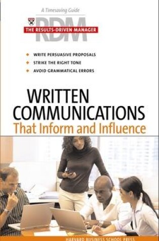 Cover of Written Communications That Inform and Influence