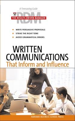 Book cover for Written Communications That Inform and Influence