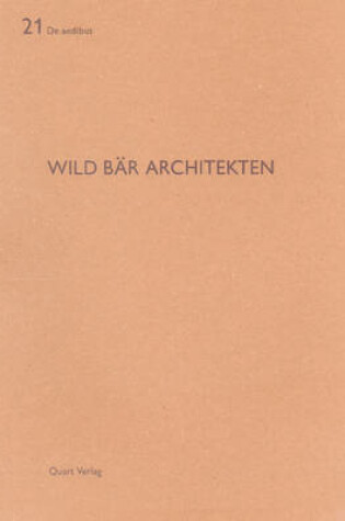 Cover of Wild Bar Architekten