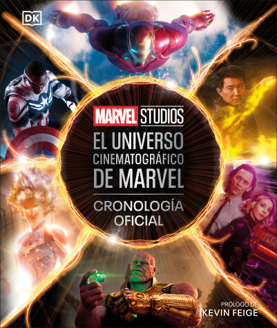 Book cover for El universo cinematográfico de Marvel Cronología oficial (The Marvel Cinematic Universe An Official Timeline)