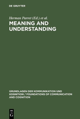 Book cover for Meaning and Understanding