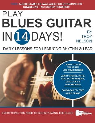 Book cover for Play Blues Guitar in 14 Days