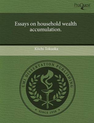 Book cover for Essays on Household Wealth Accumulation