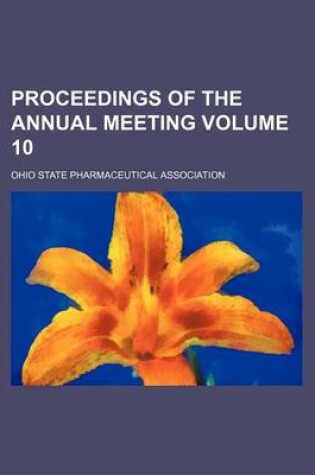 Cover of Proceedings of the Annual Meeting Volume 10