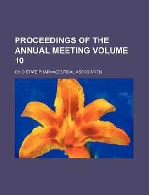 Book cover for Proceedings of the Annual Meeting Volume 10