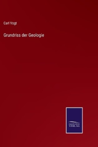 Cover of Grundriss der Geologie