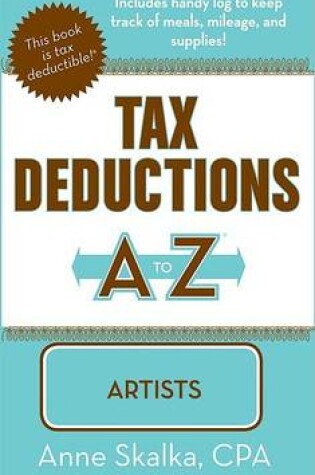 Cover of Tax Deductions A to Z for Artists