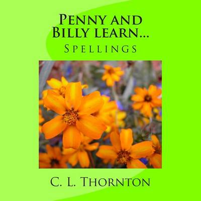 Book cover for Penny and Billy learn... spellings