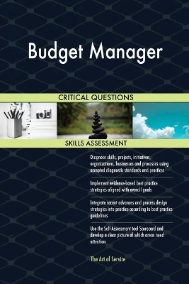 Book cover for Budget Manager Critical Questions Skills Assessment