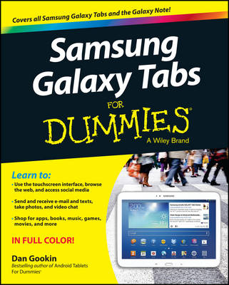 Book cover for Samsung Galaxy Tabs For Dummies