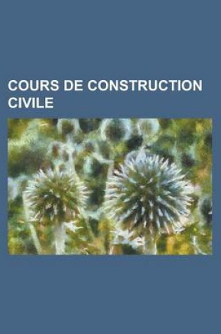 Cover of Cours de Construction Civile