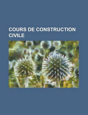 Book cover for Cours de Construction Civile