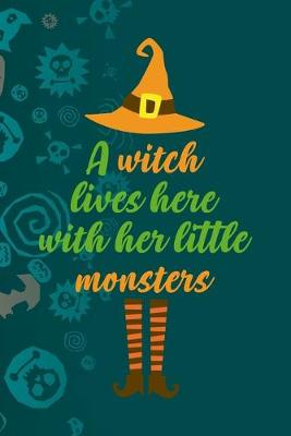Book cover for A Witch Lives Here With Her Little Monsters