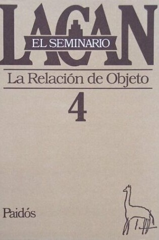 Cover of Seminario 4 La Relacion del Objeto