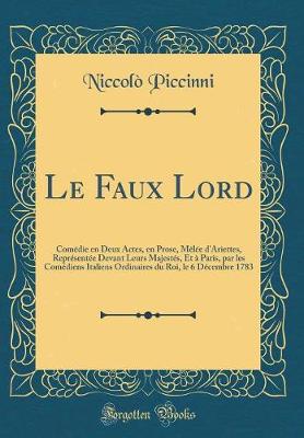 Book cover for Le Faux Lord