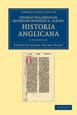 Book cover for Thomae Walsingham, quondam monachi S. Albani, Historia Anglicana 2 Volume Set
